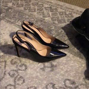 Black Zara heels